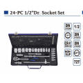 High Grade 24PCS 1/2" Socket Set